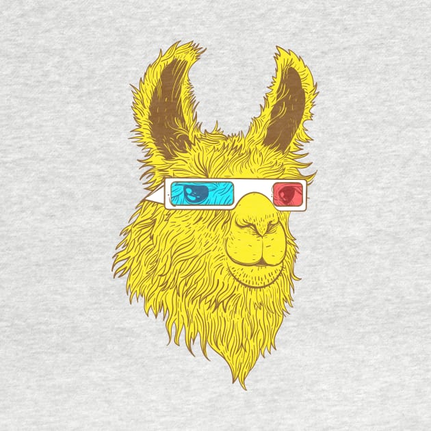 Yellow Llama by juandrewthis